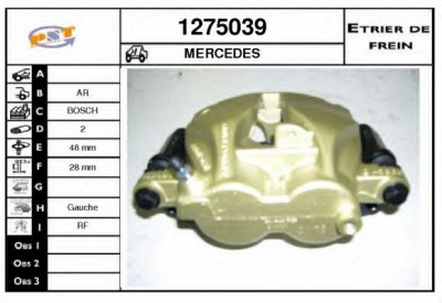 SNRA 1275039 - Тормозной суппорт