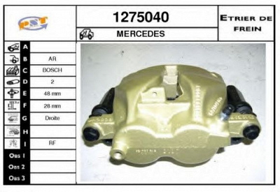 SNRA 1275040 - Тормозной суппорт