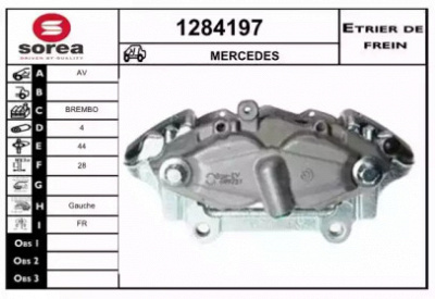 SNRA 1284197 -  Тормозной суппорт