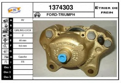 SNRA 1374303 - Тормозной суппорт