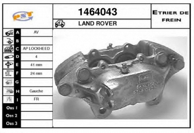 SNRA 1464043 - Тормозной суппорт