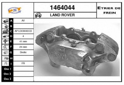 SNRA 1464044 - Тормозной суппорт