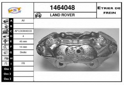 SNRA 1464048 -  Тормозной суппорт