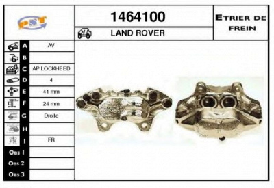 SNRA 1464100 - Тормозной суппорт