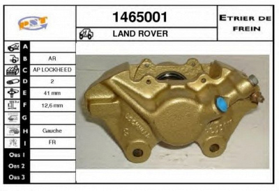 SNRA 1465001 - Тормозной суппорт