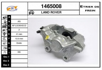 SNRA 1465008 - Тормозной суппорт