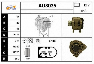 SNRA au8035 - Генератор