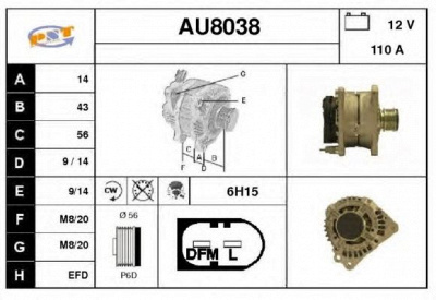 SNRA au8038 - Генератор