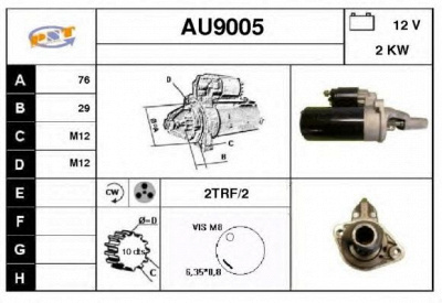 SNRA au9005 - Стартер