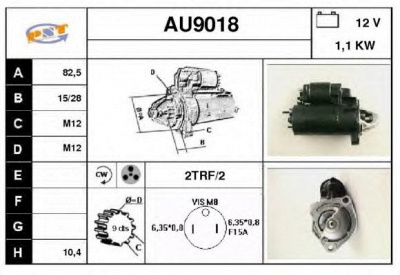 SNRA au9018 - Стартер
