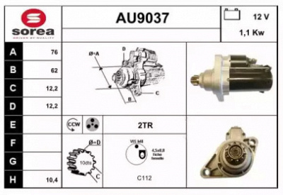 SNRA au9037 -  Стартер
