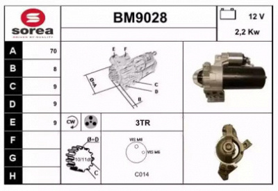 SNRA bm9028 - Стартер