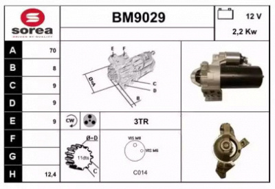 SNRA bm9029 - Стартер