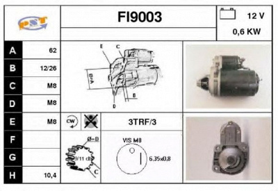 SNRA fi9003 -  Стартер