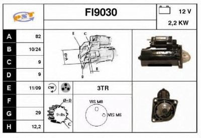 SNRA fi9030 -  Стартер