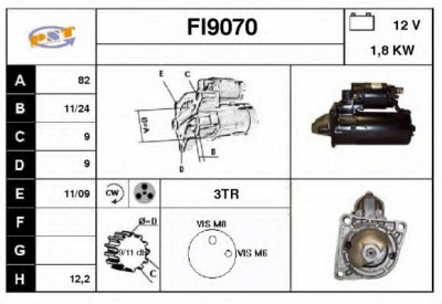 SNRA fi9070 - Стартер