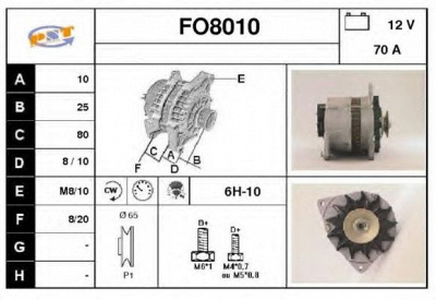 SNRA fo8010 - Генератор