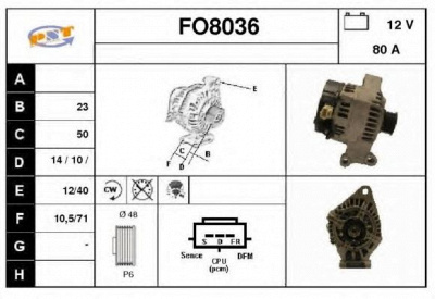 SNRA fo8036 - Генератор