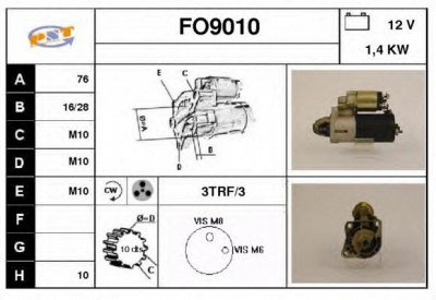 SNRA fo9010 - Стартер
