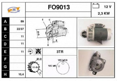 SNRA fo9013 -  Стартер