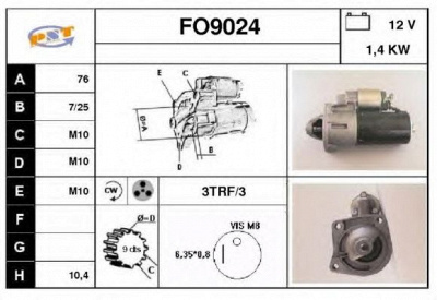 SNRA fo9024 -  Стартер