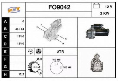SNRA fo9042 - Стартер