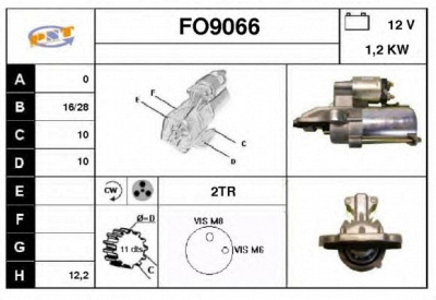 SNRA fo9066 - Стартер