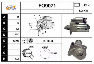 SNRA fo9071 - Стартер