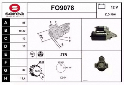 SNRA fo9078 -  Стартер