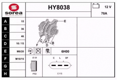 SNRA hy8038 -  Генератор