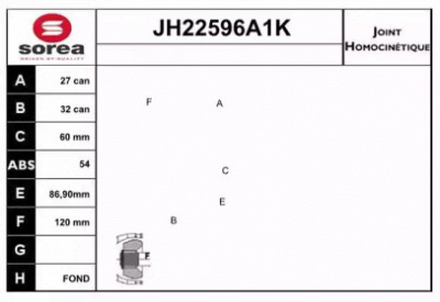 SNRA jh22596a1k -