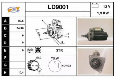 SNRA ld9001 -  Стартер