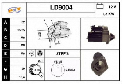 SNRA ld9004 -  Стартер