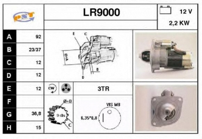 SNRA lr9000 - Стартер