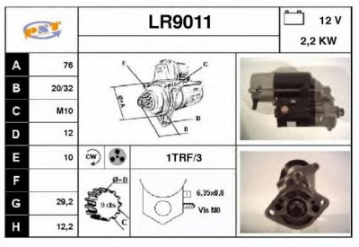 SNRA lr9011 -  Стартер