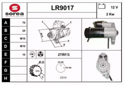 SNRA lr9017 -  Стартер