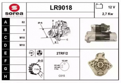 SNRA lr9018 - Стартер