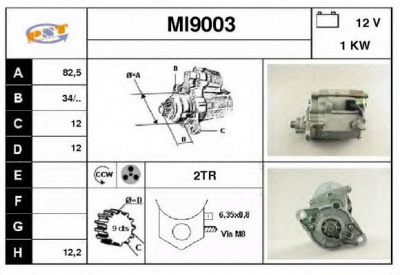 SNRA mi9003 -  Стартер