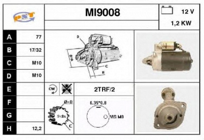 SNRA mi9008 - Стартер