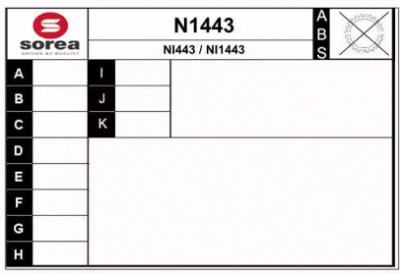 SNRA n1443 - Вал приводной