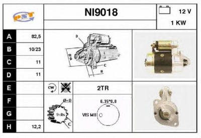 SNRA ni9018 - Стартер