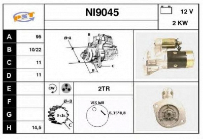 SNRA ni9045 - Стартер
