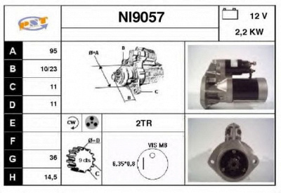 SNRA ni9057 - Стартер