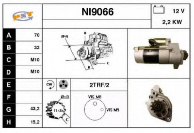 SNRA ni9066 - Стартер