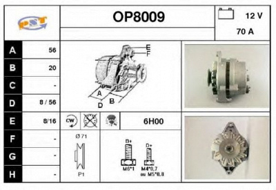 SNRA op8009 - Генератор