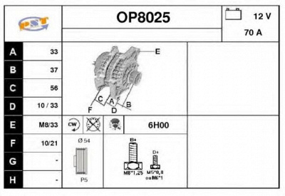 SNRA op8025 - Генератор