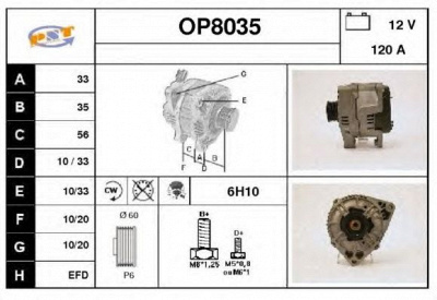 SNRA op8035 - Генератор