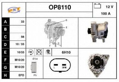 SNRA op8110 - Генератор