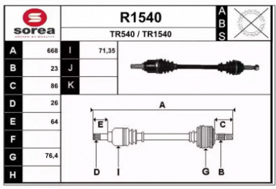 SNRA r1540 -