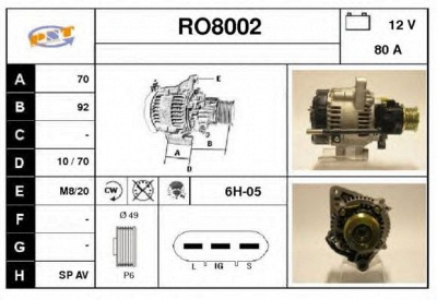 SNRA ro8002 -  Генератор